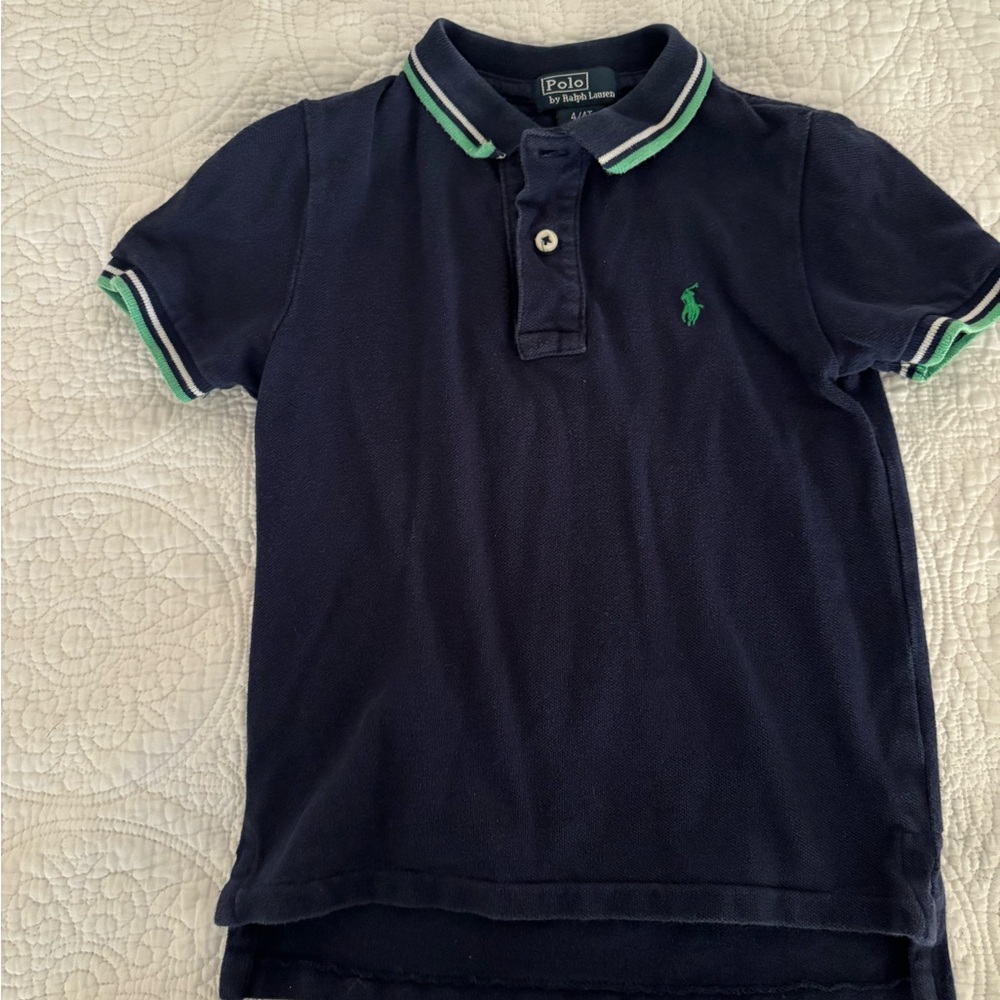 Polo by Ralph Lauren sz 4 GUC- Kids Navy Shirt